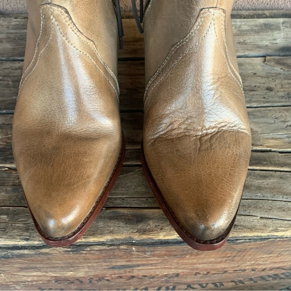 Free People Frontier Western Leather Ankle Bootie - Picture 5 of 13